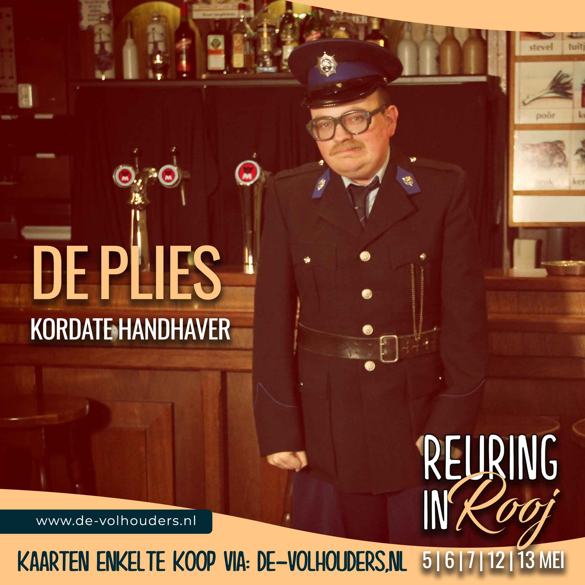 Cast Reuring in Rooj - De Plies - De Volhouders
