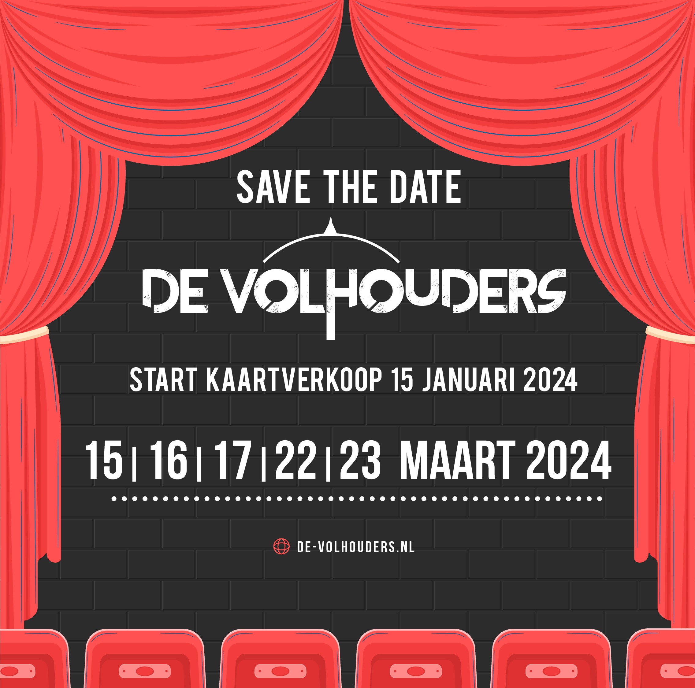 Save the date De Volhouders 2024